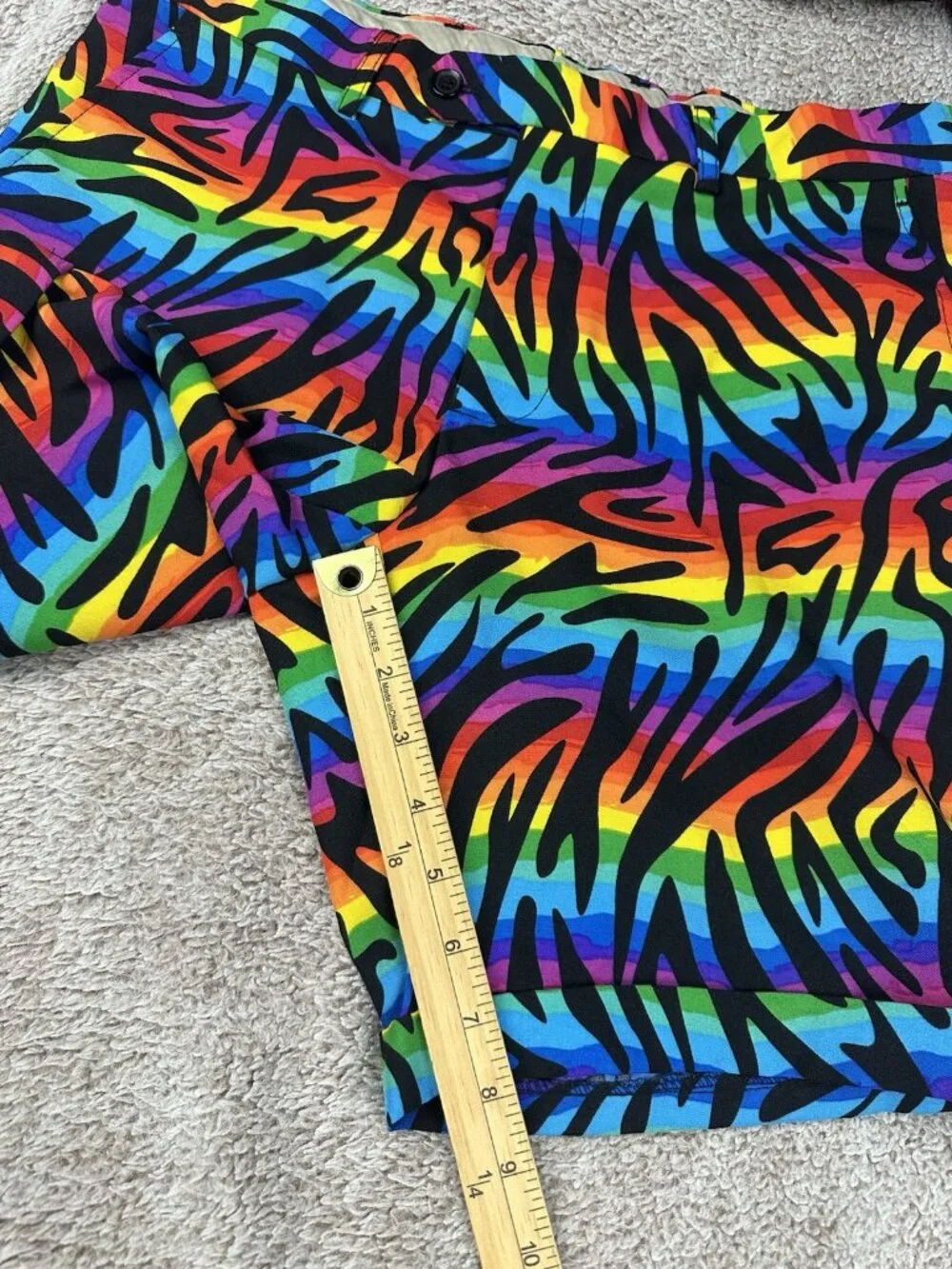 OppoSuits Wild Rainbow Summer Suit 2 Piece Set NO TIE Mens 36